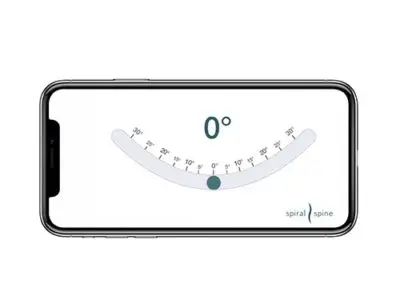 scoliometer on phone