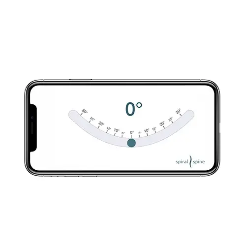 scoliometer on phone