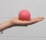 pinky ball in hand, scoliosis