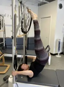 Pilates Tower on Reformer Tower