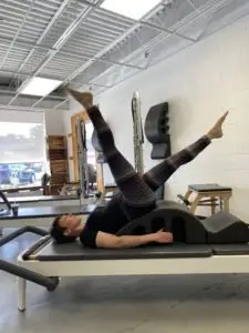 Pilates scissors on Arc