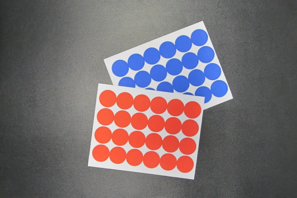 avery dot stickers