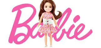 the word barbie with a picture of chelsea the scoliosis barbie