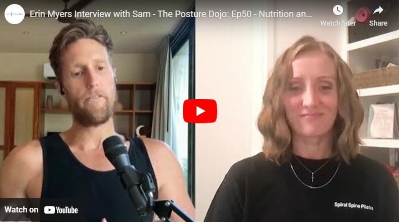 Erin Myers' guest appearance on The Posture Dojo Podcast